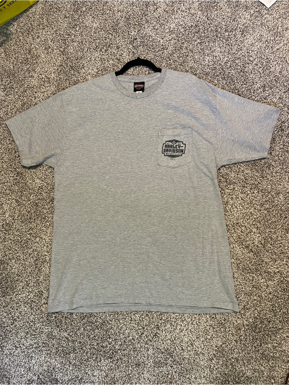 Harley Davidson shirt XXL Tobacco Road Raleigh NC Gray T-shirt legendary motor